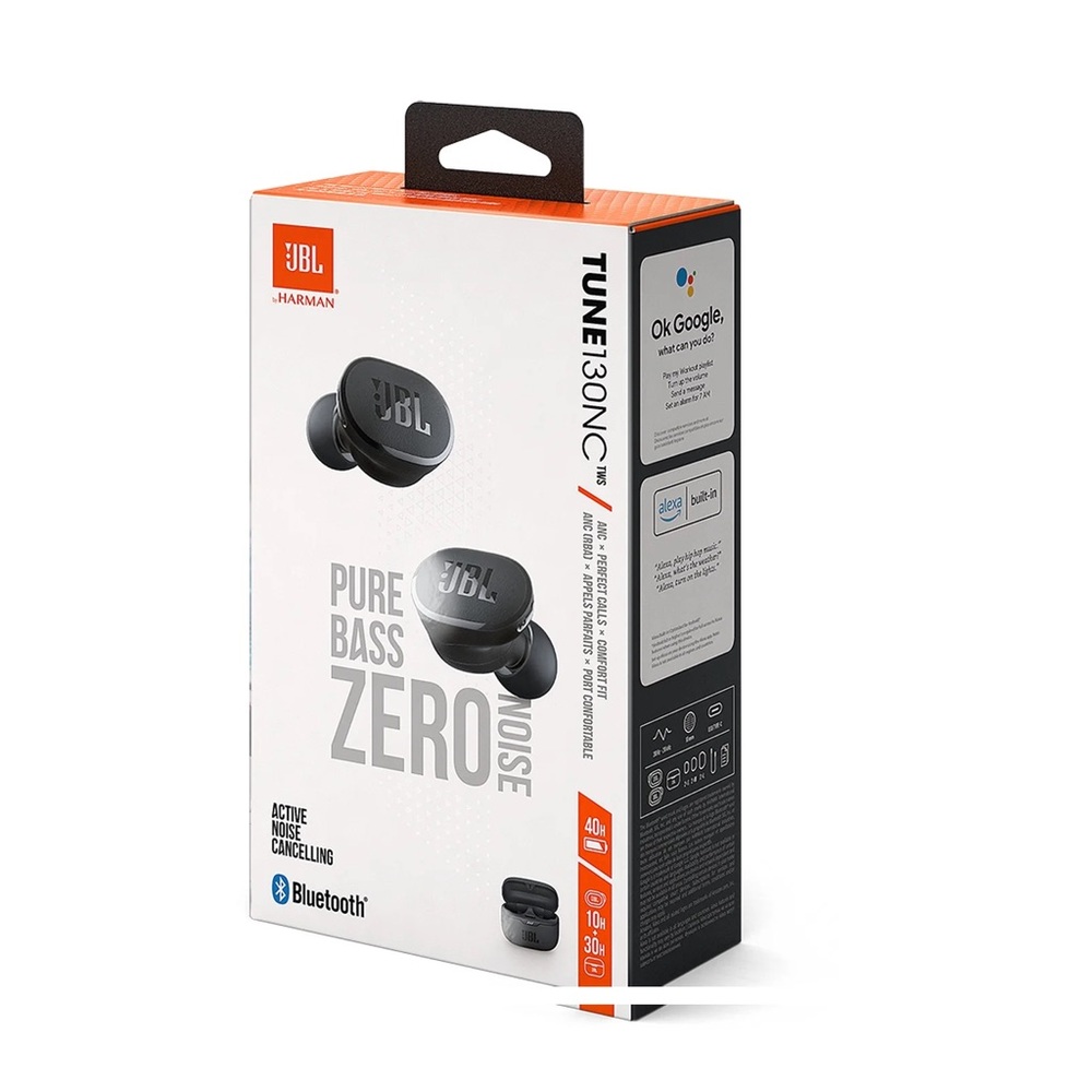 JBL Tune 130NC Black Wireless Earbuds